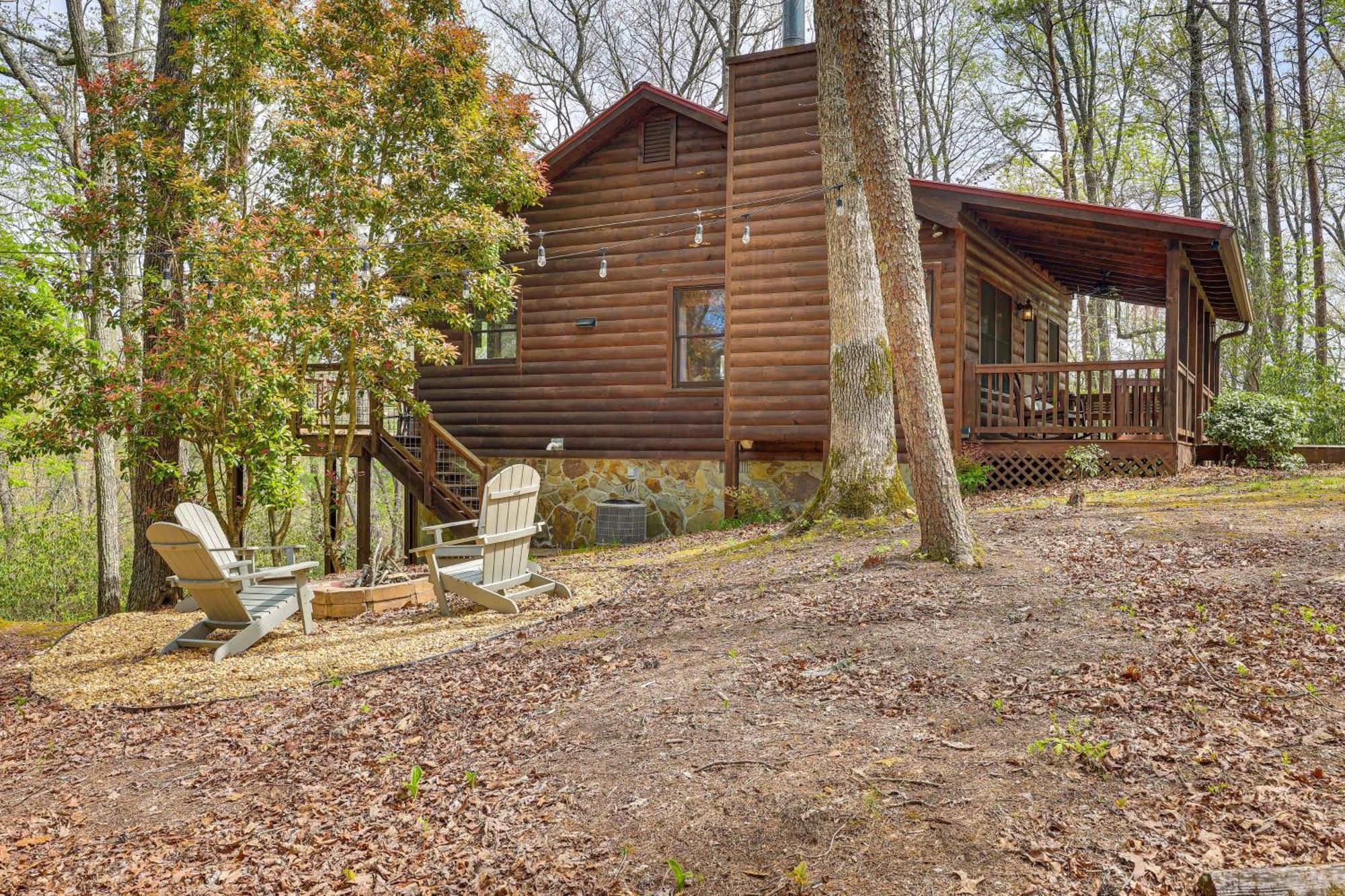 Cozy Cabin In Private Location With Hot Tub And Grill! ブルーリッジ山脈 エクステリア 写真
